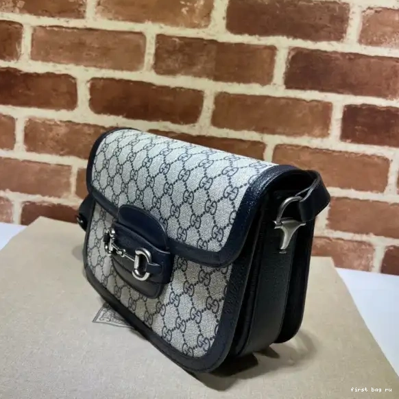 First bag ru 1955 bag GUCCI shoulder Horsebit 0508